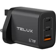 Telux Voltflow Wall Charger Grey - WCVF67.GY