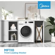 Midea Front Load Washing Machine 7 kg - MF110W70B-W-GCC