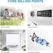 Midea Front Load Washing Machine 7 kg - MF110W70B-W-GCC