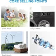 Midea Front Load Washing Machine 7 kg - MF110W70B/T-GCC