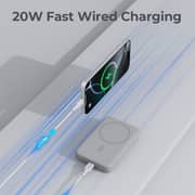 Aukey MagFusion Slim 10000 Power Bank 10000mAh Grey - PB-MS04