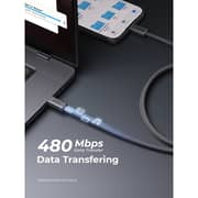 Aukey Circlet Blink USB-C To C Cable 1.8m Grey - CB-DCC242