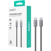 Aukey Circlet Blink USB-C To C Cable 1.8m Grey - CB-DCC242