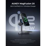 Aukey MagFusion 2X MagSafe Charging Station Grey - LC-MC213