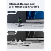 Aukey MagFusion 2X MagSafe Charging Station Grey - LC-MC213