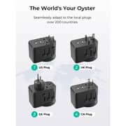 Aukey 1 Pc Travel Adaptor Black - PA-TA11A