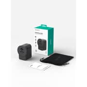 Aukey 1 Pc Travel Adaptor Black - PA-TA11A