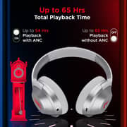 Boat Nirvana 751 Wireless Over Ear Headphone Silver