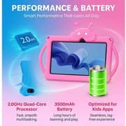 Oteeto TAB 72 Kids Tablet - WiFi 128GB 6GB RAM 7inch Pink
