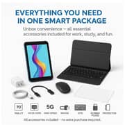 Oteeto TAB 7 Tablet - WiFi+5G 256GB 8GB RAM 7inch Grey With Keyboard And Mouse And Case