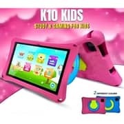 Oteeto K10 Kids Tablet - WiFi+5G 256GB 8GB RAM 8inch Pink With Children Watch