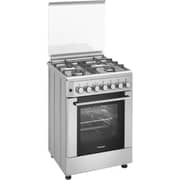Bompani 4 Burner Gas Cooker 60x60cm Silver - BO614BIXT