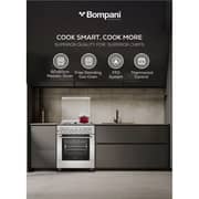 Bompani 4 Burner Gas Cooker 60x60cm Silver - BO614BIXT