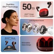 Boat Airdopes Plus 311 True Wireless Airbuds Crimson Red