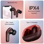 Boat Airdopes Plus 311 True Wireless Airbuds Crimson Red