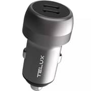 Telux PD100 Car Charger Grey - POWERGO CCPG100