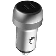 Telux PD100 Car Charger Grey - POWERGO CCPG100