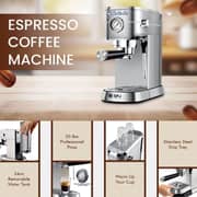 SPJ Espresso Coffee Machine - CMEW-SS20B01