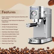 SPJ Espresso Coffee Machine - CMEW-SS20B01