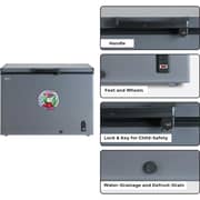 SPJ Single Door Chest Freezer 300L Grey - POSH-SLW395C