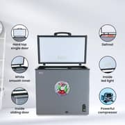 SPJ Chest Freezer 200L Grey - POSH-SLW295C