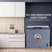 SPJ Chest Freezer 200L Grey - POSH-SLW295C