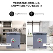 SPJ Single Door Chest Freezer 150L Grey - POSH-SLW210C