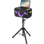Ikarao Adjustable Speaker Stand 1.2m Black - SS01