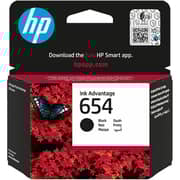 HP 654 Original Ink Advantage Cartridge Black - 7FP39UE