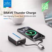 Brave Thunder Charge Power Bank 20000mAh Grey/Black - BP-28