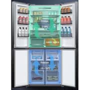 Hoover French Door Refrigerator 415L Inox - HXD-M540-S