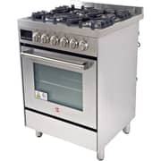Hoover Free Standing 4 Burner Gas Cooker 90cm Stainless Steel - HGC-G64G-PS