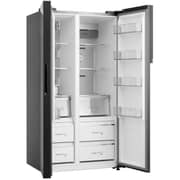 Toshiba Side by Side Refrigerator 549L Black - GR-RS780WI-PGU(22)