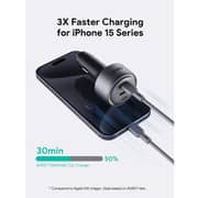 Aukey 3-Port Car Charger Grey - CC-P4-GY
