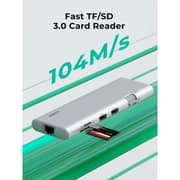 Aukey OfficeDok 10-in-1 Hub Adapter - UH-CUH03-SV