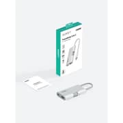 Aukey TravelDok 3-in-1 Hub Adapter - UH-CUH01-SV