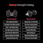 Sparnod Fitness Adjustable Dumbbell Set (16kg x 2) – 12-in-1 Quick-Change Digital Dial, High-Strength Steel & Safety Lock for Home Gym ( SAD-16 )