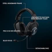 Logitech G PRO X SE Wired Over Ear Gaming Headset Black