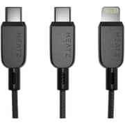 Heatz 3-in-1 Fast Charging Cable Black - ZC306
