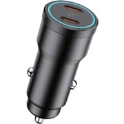 Heatz Dual Faster Car Charger Black - ZCC8