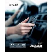 Heatz Dual Faster Car Charger Black - ZCC8