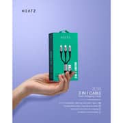 Heatz 3-in-1 Fast Charging Cable Black - ZC311