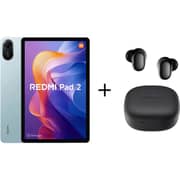 Xiaomi Redmi Pad 2 Tablet - WiFi 256GB 8GB RAM 11inch Mint Green - 25040RP0AG + Buds 6 Play Black