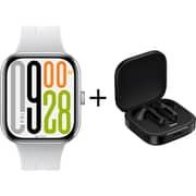 Xiaomi Redmi Watch 5 Smartwatch Silver Grey + Buds 6 Active