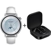 Xiaomi Watch S4 Smartwatch White + Buds 6 Active