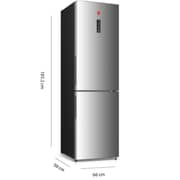 Hoover Bottom Freezer Refrigerator 414L Inox - HBR-K414-S