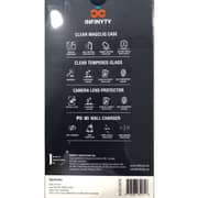 Infinyty Clear Case With Screen And Lens Protector And Charger Clear iPhone 17 Pro - BUN010X16