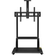 Skill Tech Mobile TV Stand Matte Black - DG110BFS