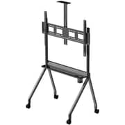 Skill Tech Mobile TV Stand Matte Black - DG115BFS