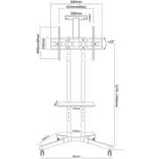 Skill Tech Compact TV Stand Matte Black - DG60B